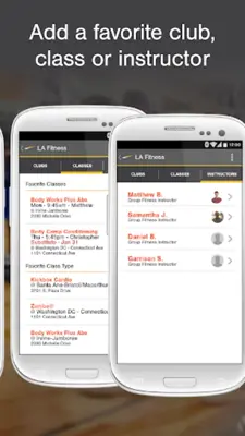 LA Fitness android App screenshot 1